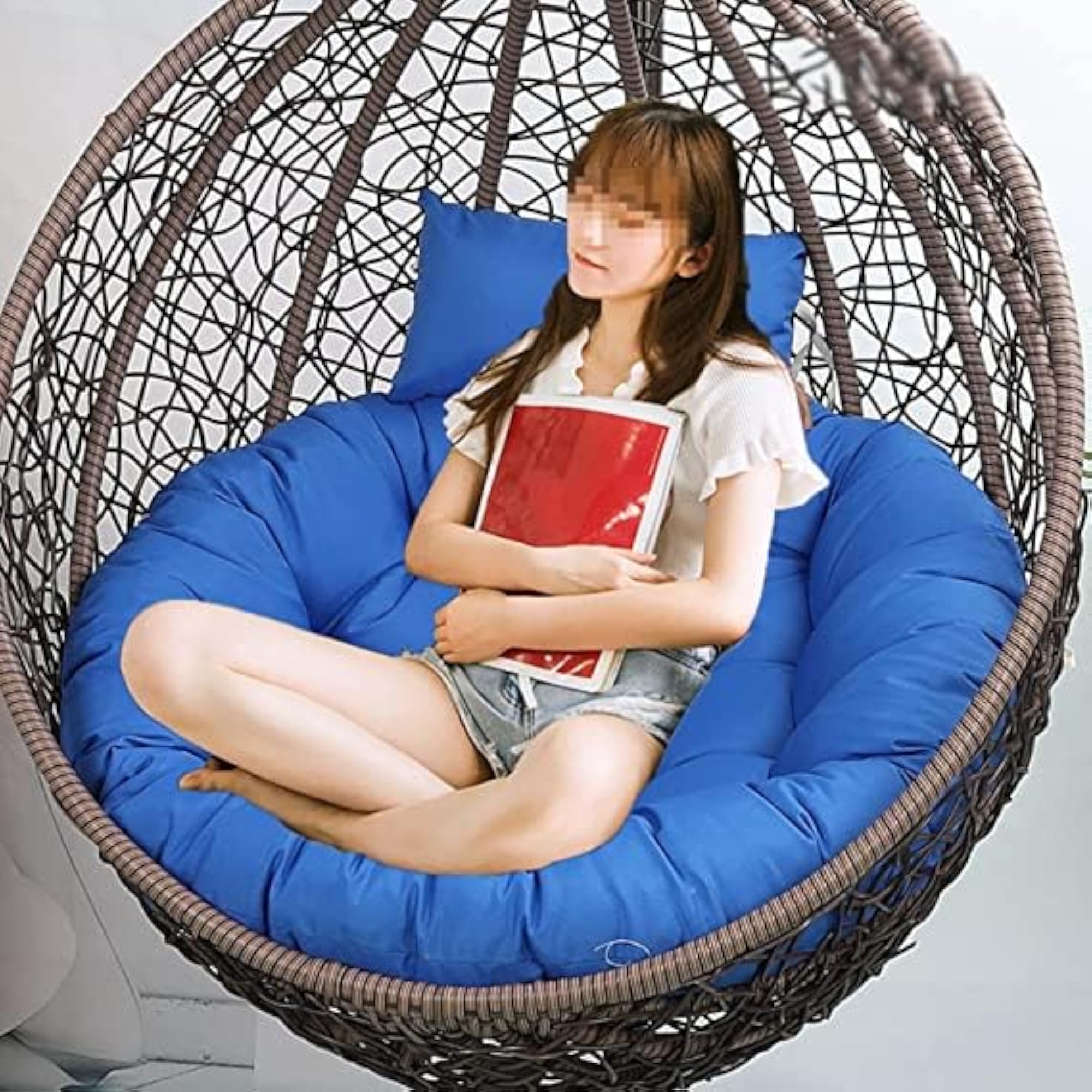 2 Round Cushion for Sitting Hanging Swing Hammock