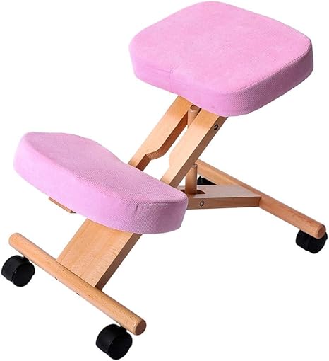 Amazon 子供用チェア 姿勢が良くなるバランスチェア Fanchi 猫背不要 姿勢矯正 子供も大人も ピンク 矯正椅子 ダイニングチェア オンライン通販