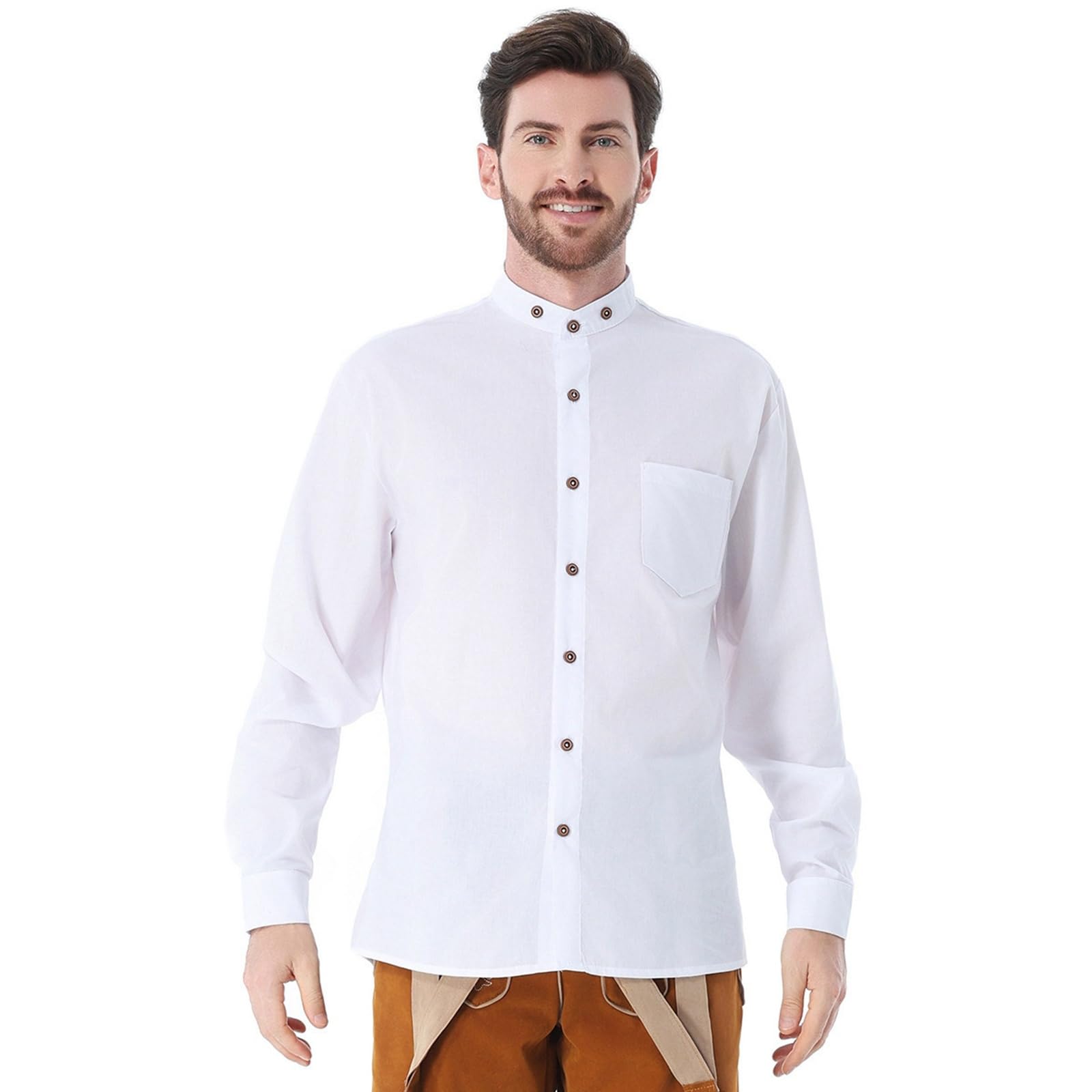 Generico Oktoberfest Costume Uomo Con Bretelle Regolabili Bavarese Carnevale Trachten Vestito Oktoberfest Uomo Party Classico