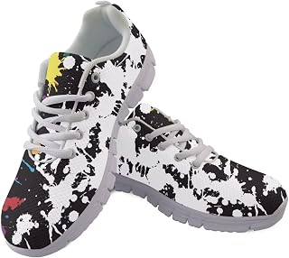 Women Fashion Sneaker Lace-Up Jogger Running Shoe Casual Walking Sneaker