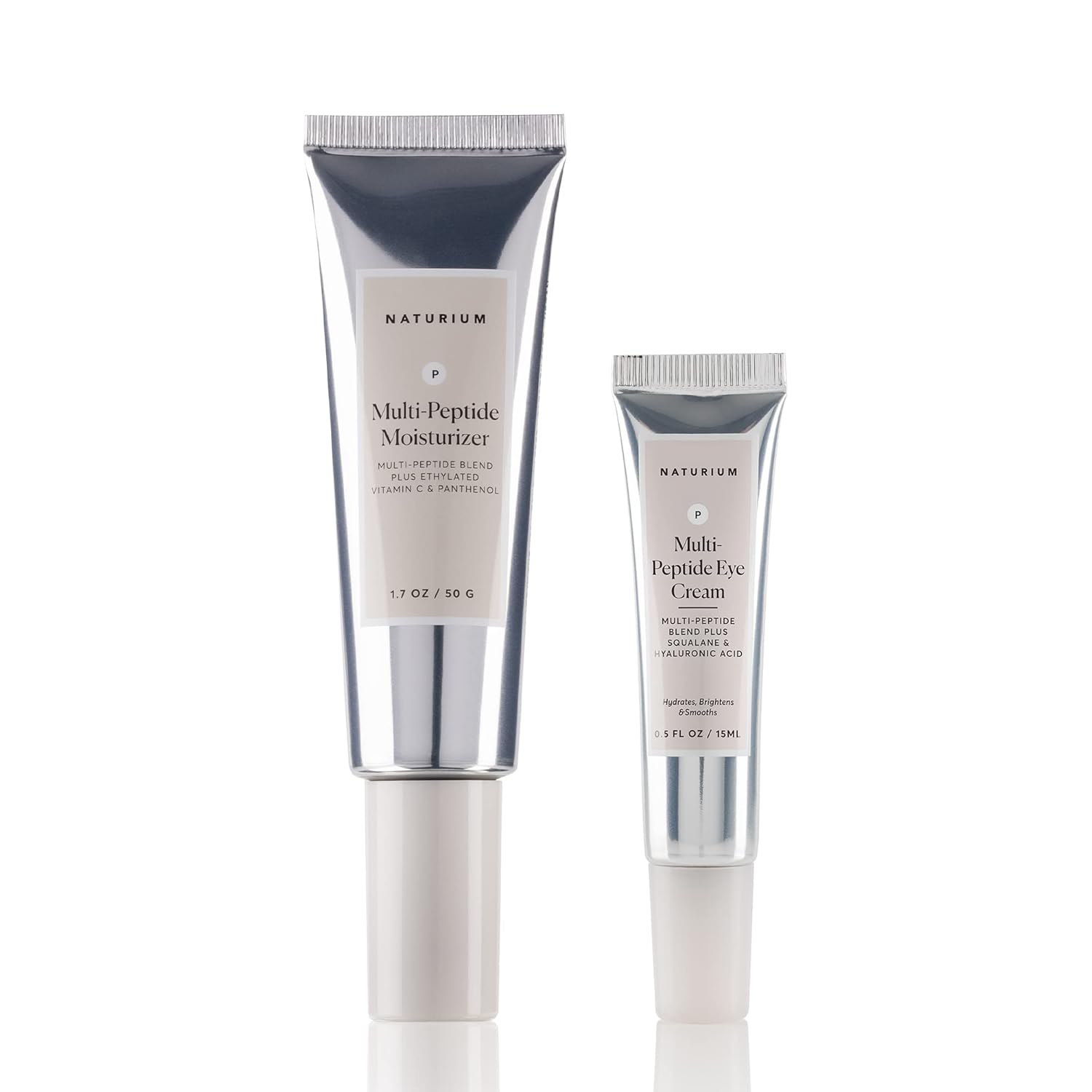 Naturium MultiPeptide Duo, Eye Cream & Moisturizer