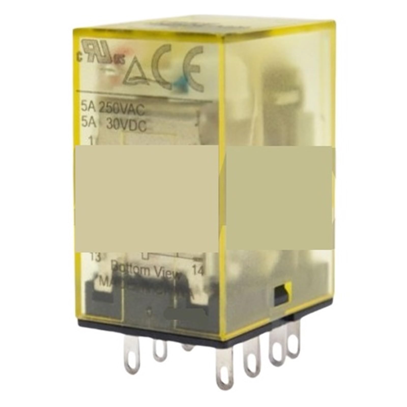 YMUGUEGH 5pcs relay RY4S-U-AC220 220V~240V 14 pin