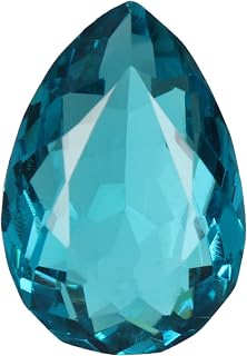 Swiss Blue Topaz 92.50 CT Pear Faceted Cut Loose Gemstone Gift for Birthday, Medium, Gemstone, topaz