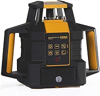 Vista 2 de NWI NRL900-RK - Láser rotativo, trípode resistente y varilla de grado (aluminio varilla de 9 pies en décimas)
