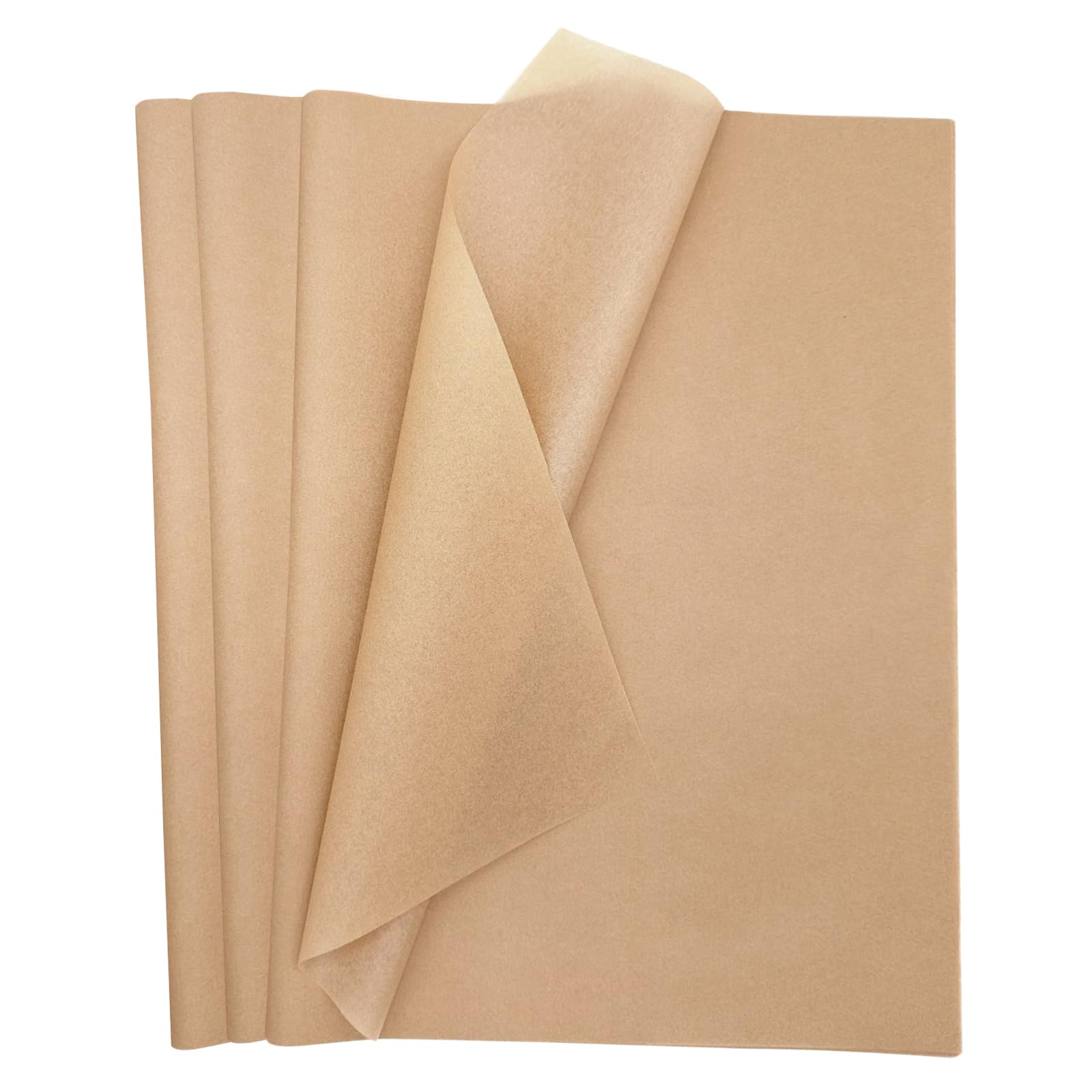 Kraft Seidenpapier zum Verpacken 60 Blatt Seidenpapier Verpackungsmaterial 50cm x 35cm Tissue Paper für Geburtstagsfeier Handwerk Dekor