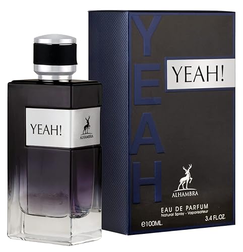Maison Alhambra Yeah! Eau de Parfum Spray para Hombre, 3.4 Onzas