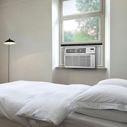 Miniatura 6 de Yotache Tira de aislamiento para aire acondicionado de celda abierta de 2 x 12 pulgadas, autoadhesivo tira de sello retardante de llama, 6.5 pies de