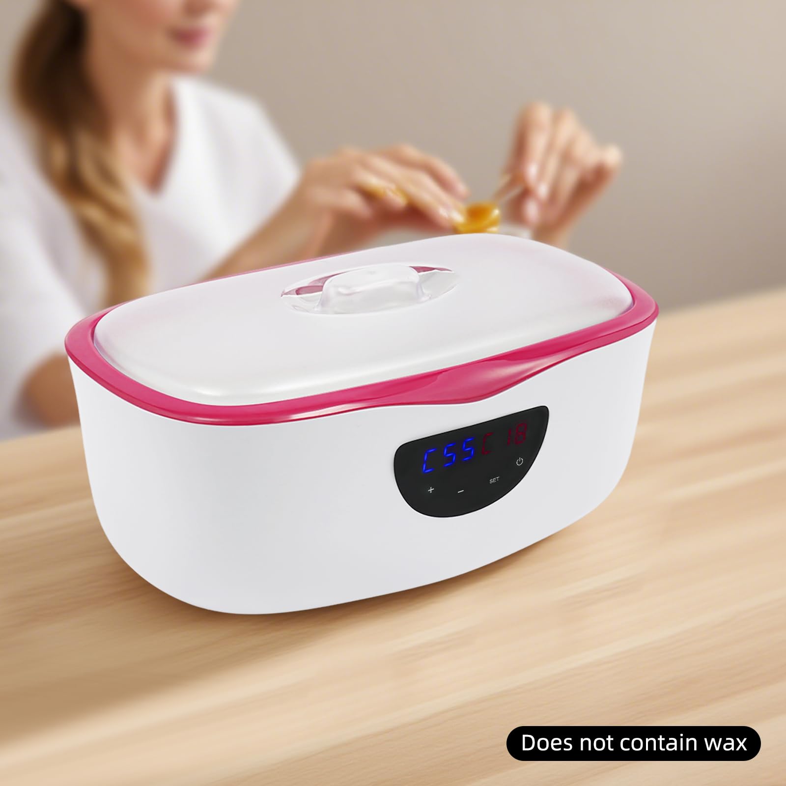 ParaffinbadgeräT FüR HäNde Und FüßE, Paraffinwachs Badmaschine 230W Led-Touchscreen, Temperatur Regelbar Schnelles Wachsschmelzen für Hand Fusspflege Zuhause, SchöNheitssalon Damen Selbstpflege