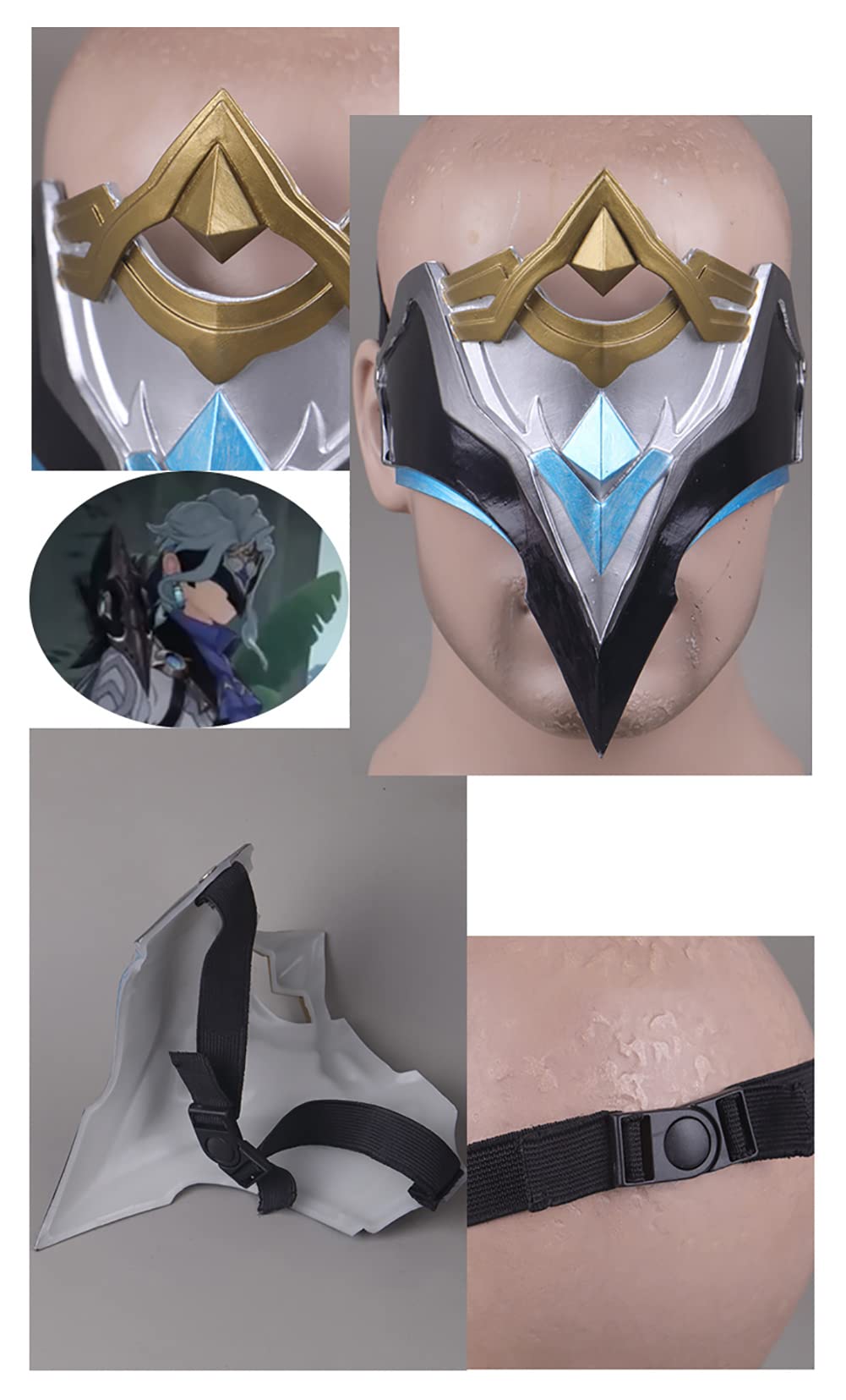 Amazon.co.jp: 原神 げんしん 博士 マスク ファトゥス 執行官 仮面  