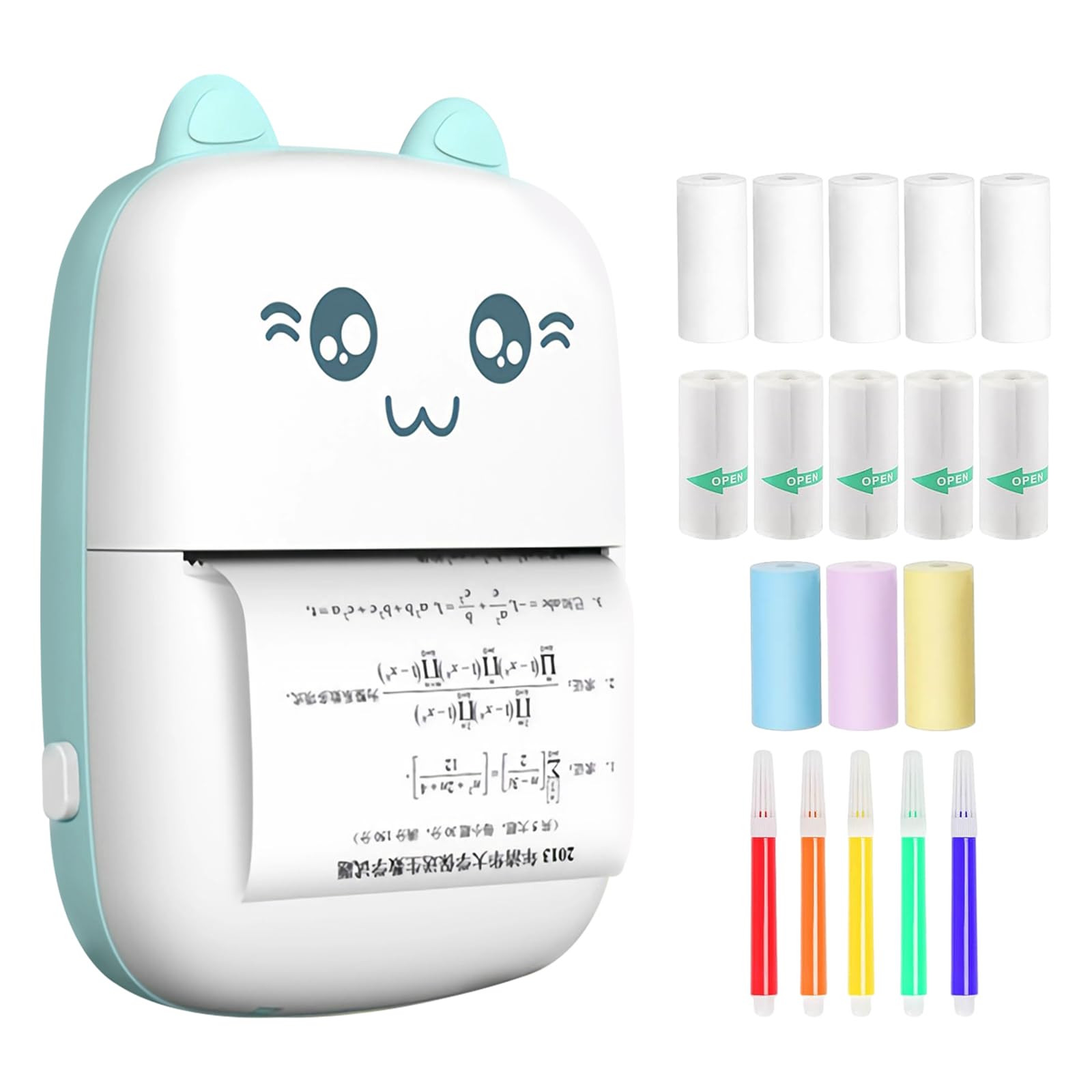 Mini Thermal Printer,Bluetooth Labler Maker,Portable Thermal Printing Machine for Picture DIY Handcraft List Meno Notes Journal Receipt Instant Printer