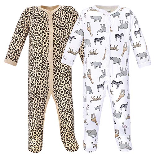 Image of Hudson Baby Baby Cotton Union Suit, 3 Pack