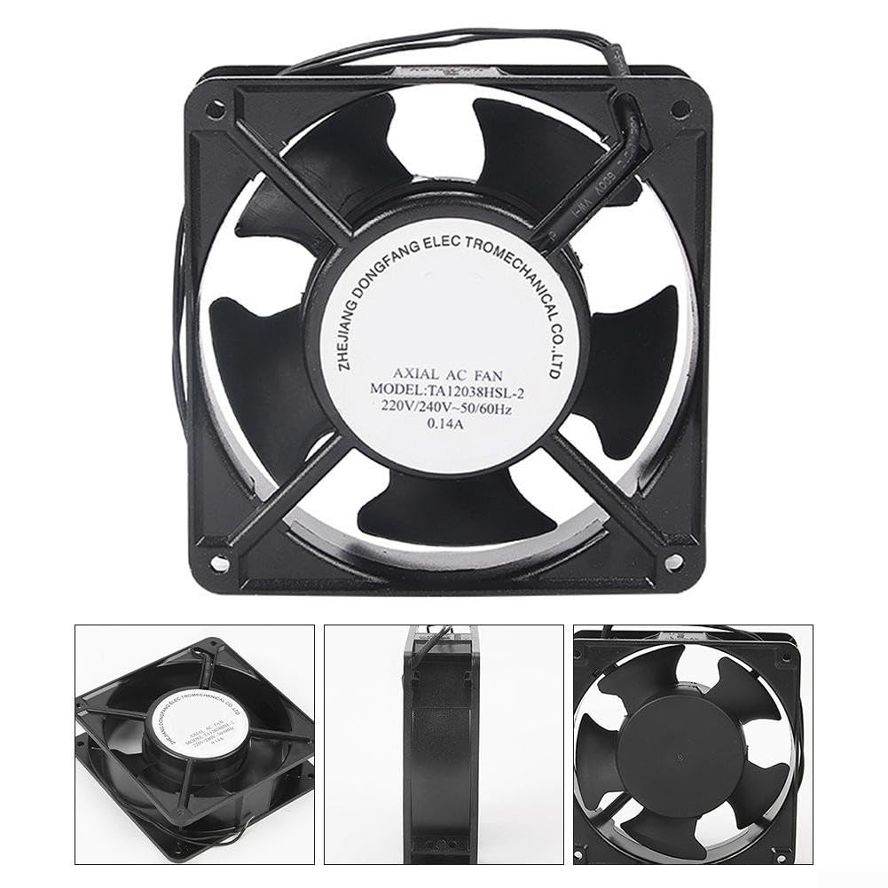 Ventilatore assiale per cassetta del camino inseribile, ad alta temperatura, lame metalliche, ventola di raffreddamento del forno della lama del metallo