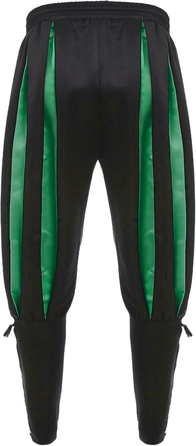 TiaoBug Mens Halloween Renaissance Costumes Viking Pirate Harem Pants Ankle Banded Trousers