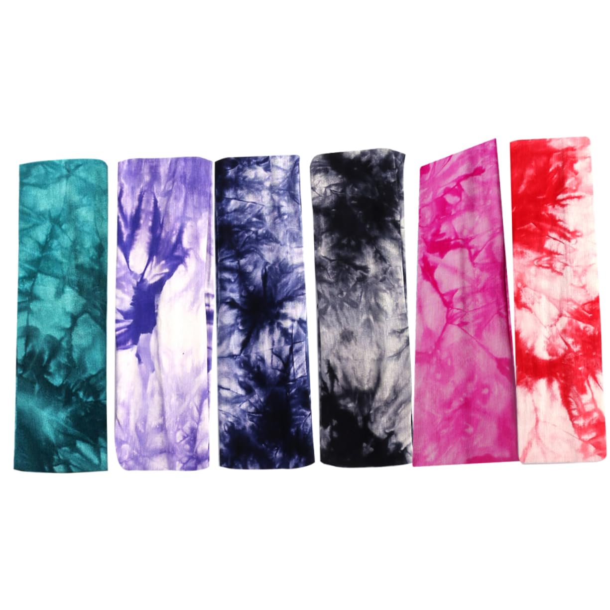 FRCOLOR 18pezzi Fasce Per Assorbenti Elastiche Per Yoga Headband Tie Dye e Fitness Adatte e Ragazze