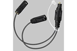 Toslink Digital Fiber Optic Audio Splitter 1 In 2 Out