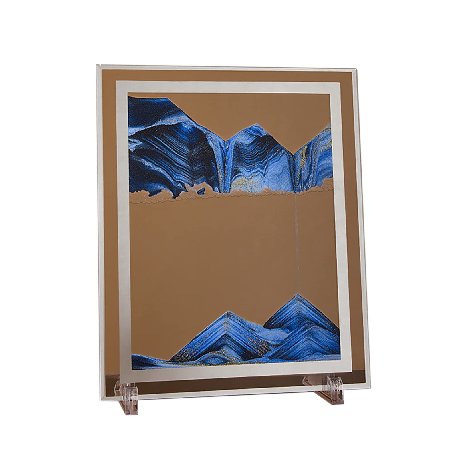 Peinture au sable fluide, sable dynamique 3D avec mouvement liquide, image d'art sur sable mobile, objets décoratifs muraux, sable flottant pour la