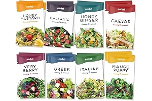 Hall & Perry: The Pinnacle of Low-Calorie Salad Dressings, Now in Convenient Individual Pouches