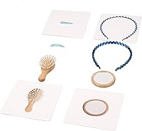 Vista 1 de Montessori Language Materials Objects with Identical Cards Matching Game Minitures Flash Cards Cleaning Tools Hair Accessories Sewing Items
