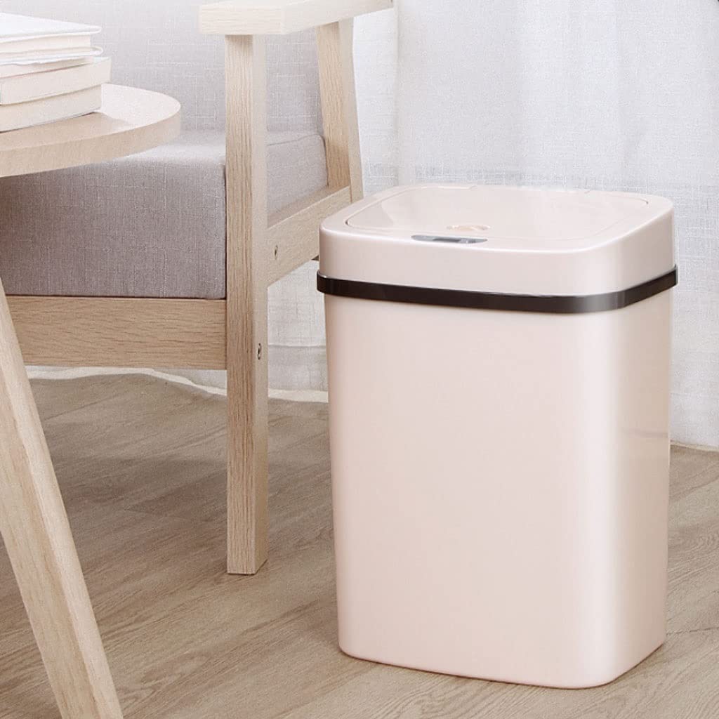 Papelera de Interior, Papelera de Cocina, Papelera doméstica, Sensor igente para Sala de Estar, baño, Papelera de Basura y Reciclaje de 12 l.