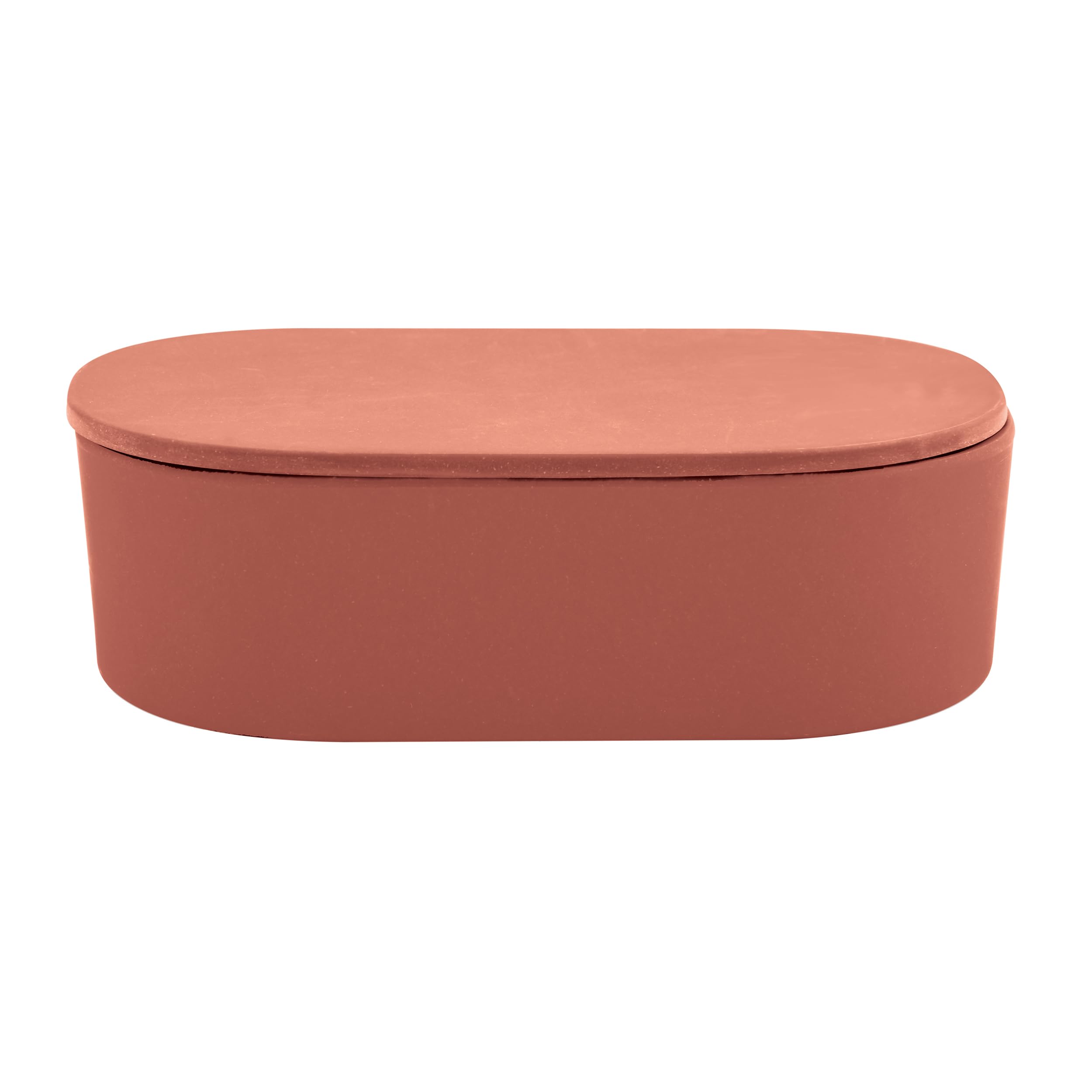 Spirella Takeo Terracotta Bamboo Fibre Cotton Box