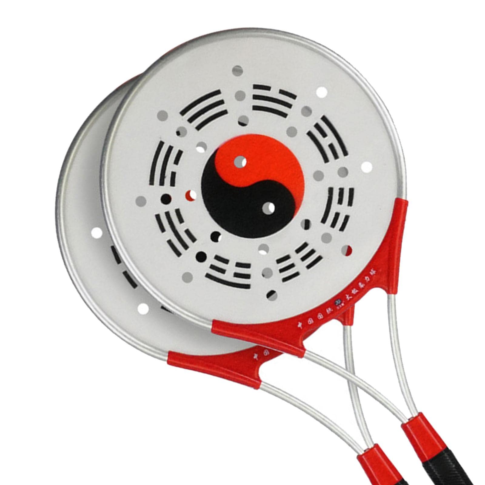 LOVIVER Tai Racket Ball Set Softball Fitness Taiji Rouli Ball Racket avec Sac de Rangement pour l'entraînement Physique des Personnes âgées, Ensemble F