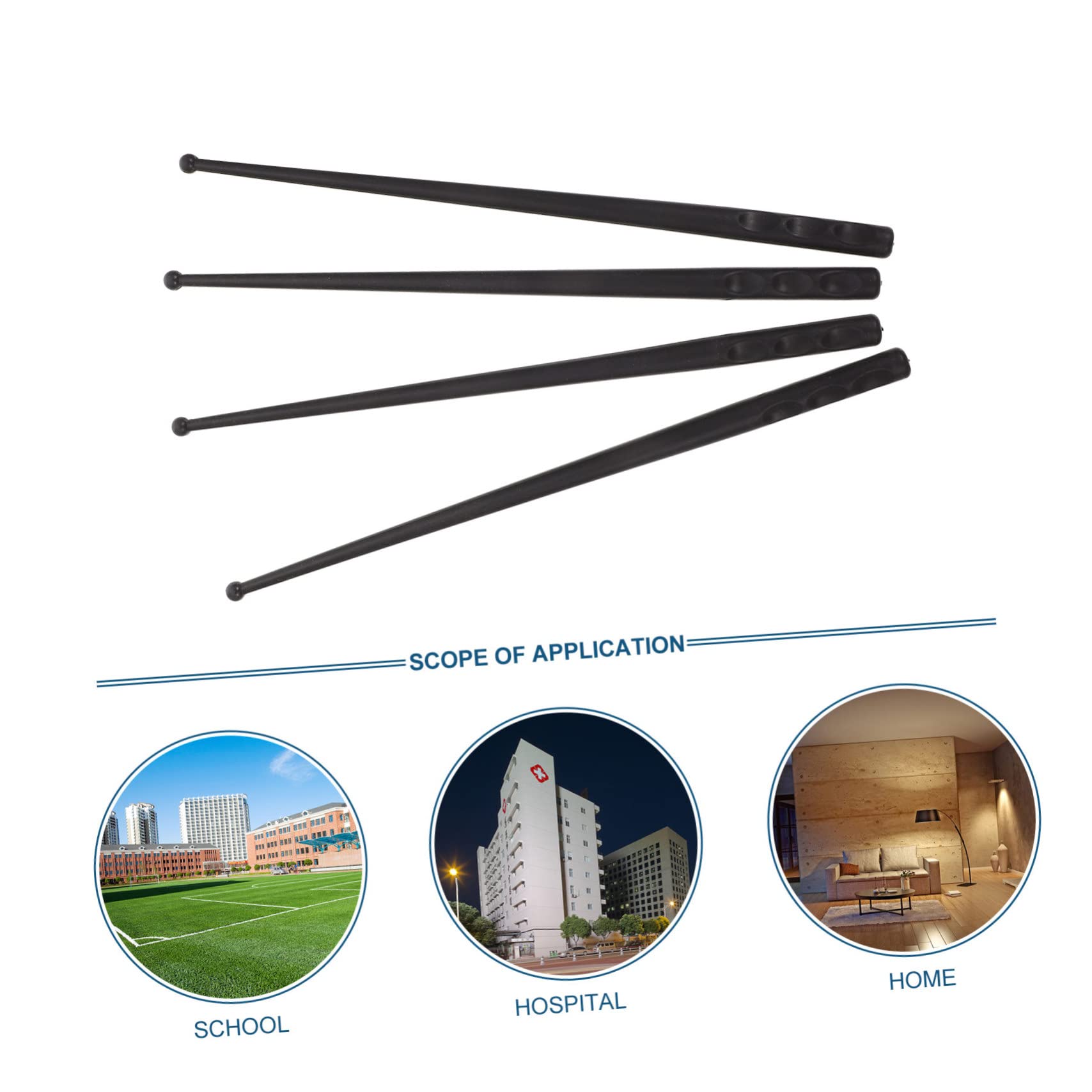 FRCOLOR 4pcs Children 's Vision Test Kid Stuff Optometry Hand Pointer Instruments for Adults Classroom Pointer for Japanese Brush Pen Tool Presentation Handheld Stick Mini PVC