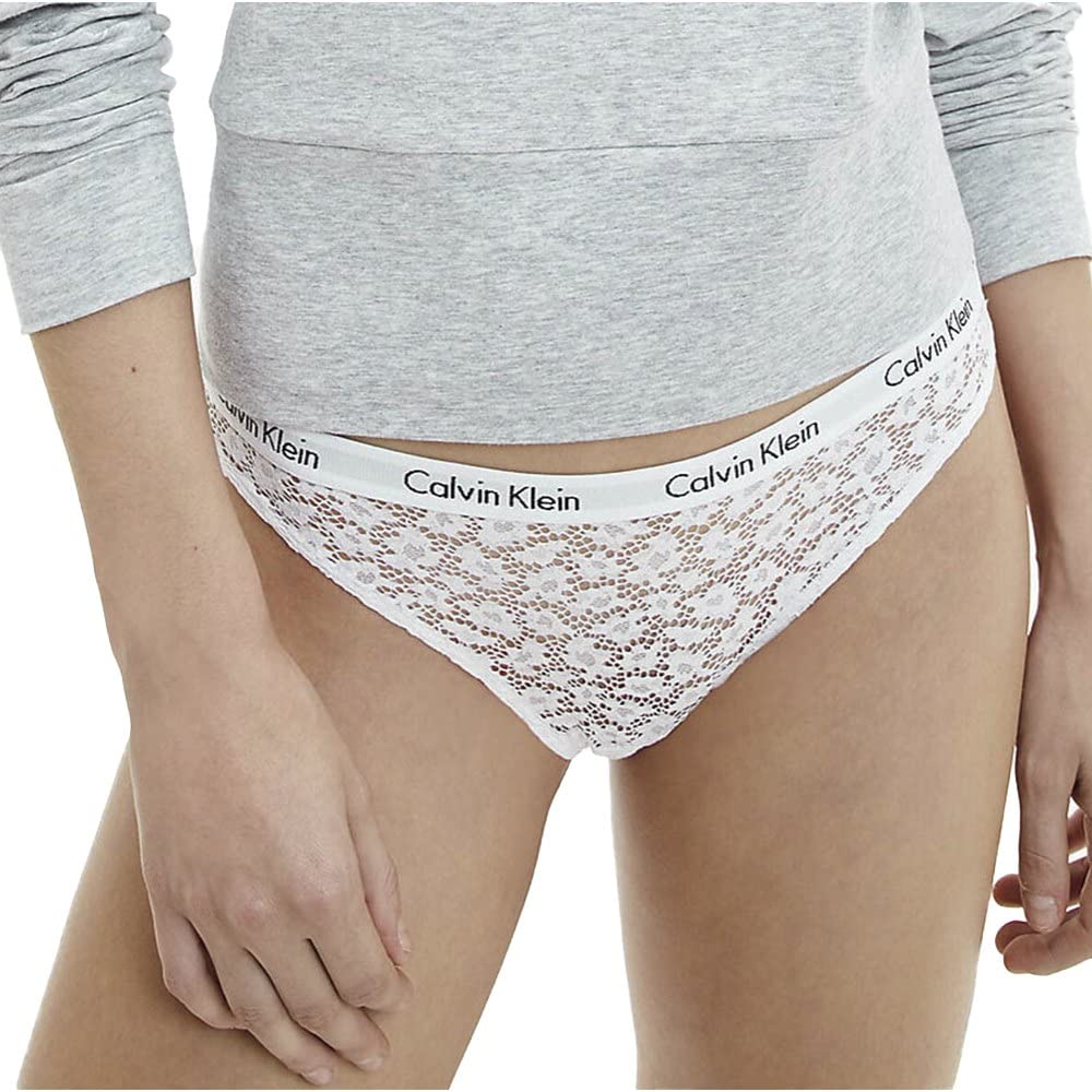 Calvin Klein Women's Brazilian 000qd3859e Brazilians, White (White), L