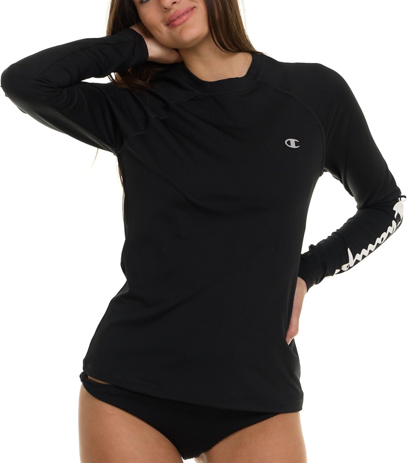 Champion Rash Guard for Women, Womens Rash Guard Long Sleeve Shirts, Rashguard Swim Shirt Women UPF 50+ SPF & UV Protection - Image 5