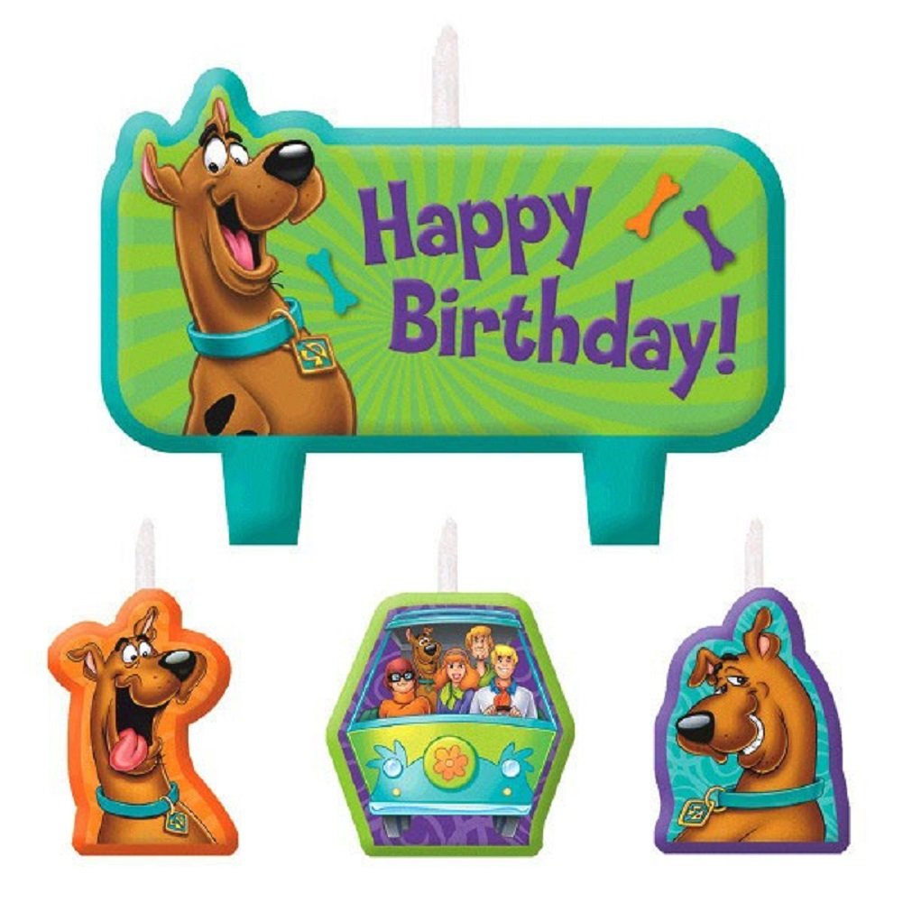 1 X Scooby-doo Birthday Candle Set