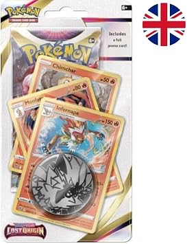 Pok mon TCG Lost Origin Premium Blister One at Random