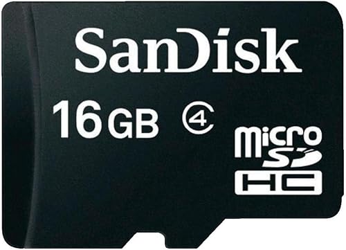 SanDisk - Tarjeta de memoria flash microSDHC de 16 GB SDSDQ-016G (embalaje a granel) - Clase 4