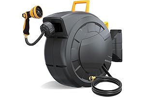 Precision Engineered Retractable Hose Holder For Seamless Gardening