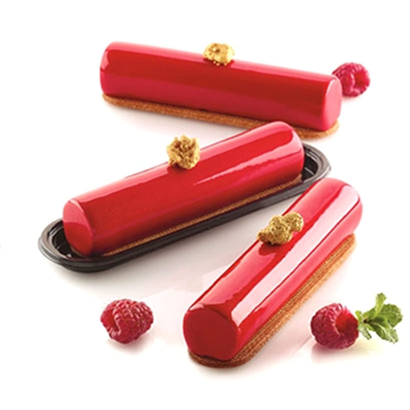 Set di 50 vassoi per torte a forma ovale per torte, decorazione da cucina