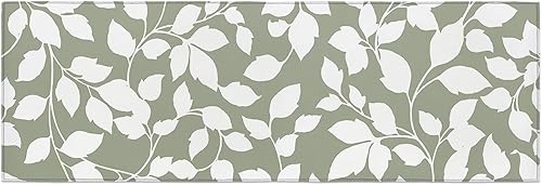 Vine - Juego de 2 tapetes de cocina, acolchados antifatiga, antideslizantes, cómodos, para cocina, 23.6 x 70.9 pulgadas, para el hogar, oficina,