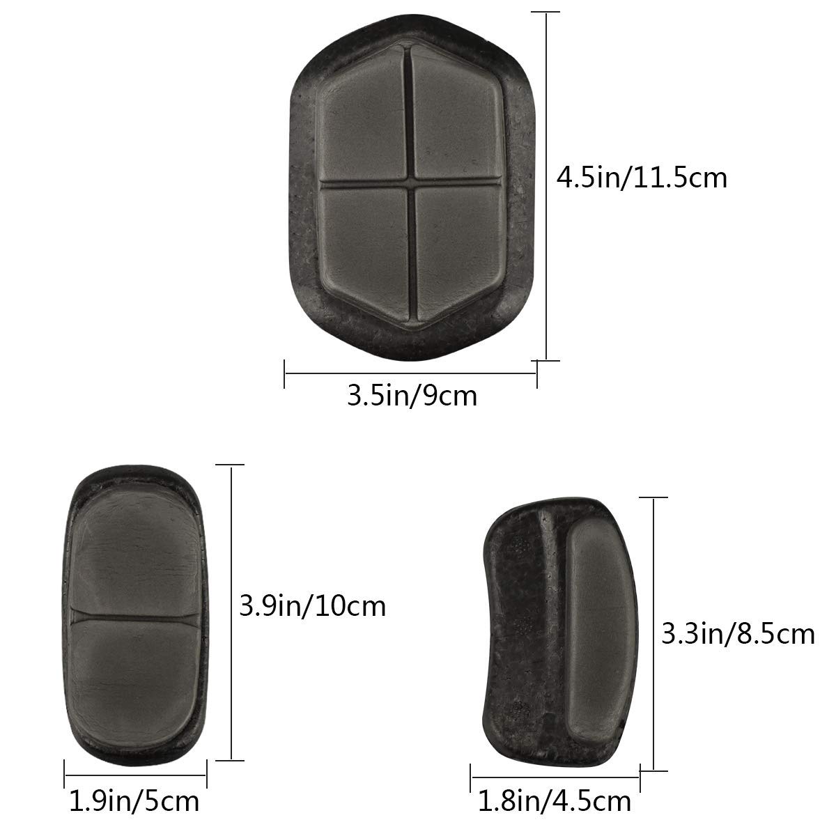 Yzpacc Cuscinetti universali per casco Airsoft, kit di imbottitura