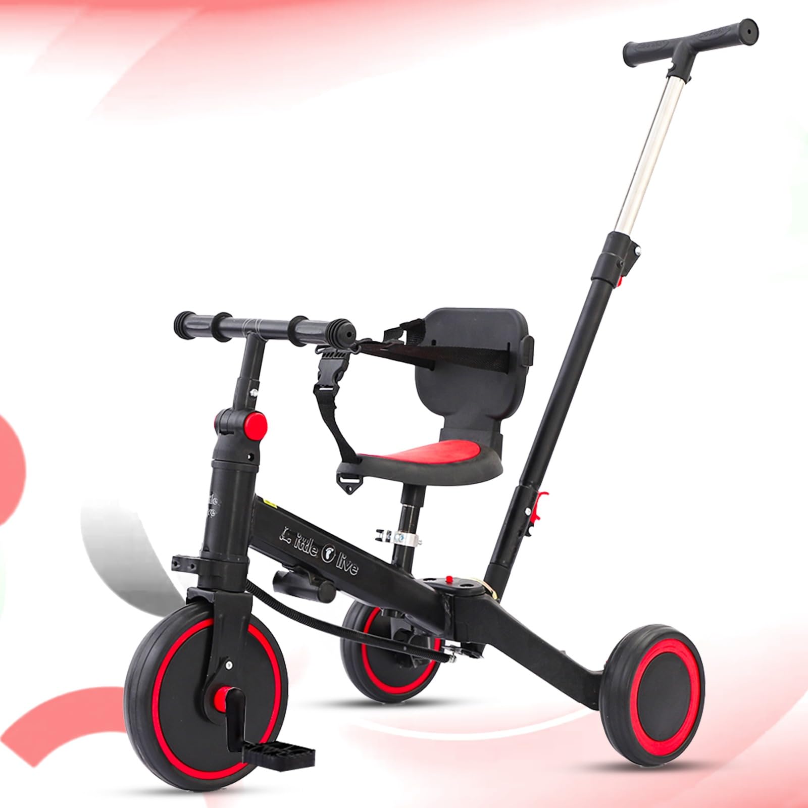 Little Olive Tiny Tots Grand- Stylish Baby Tricycle/Kids Trike