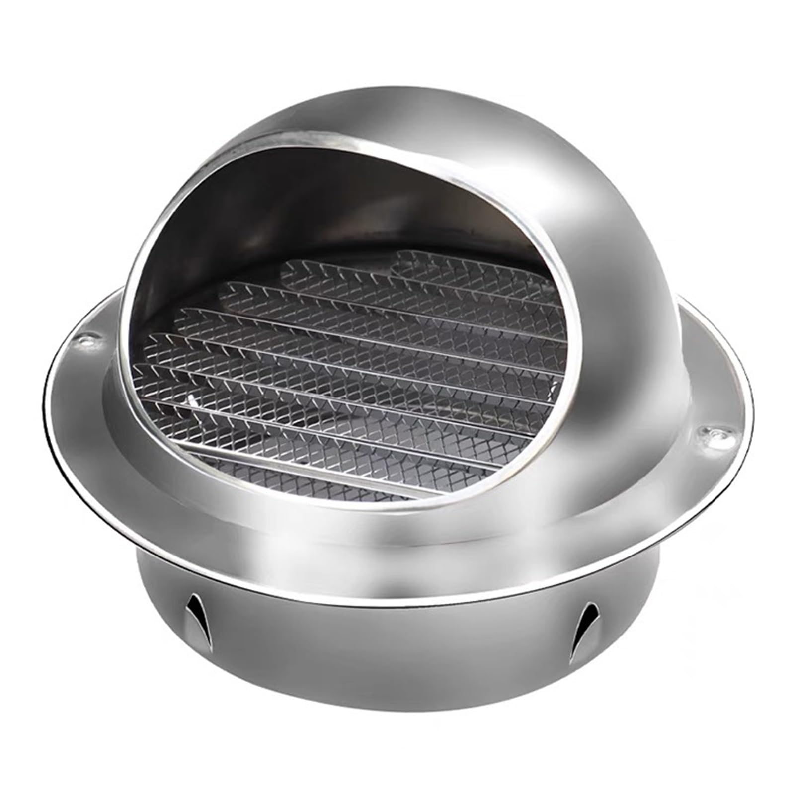 WEKONUMEX Chimney Spinner Cowl, Chimney Cap For Stove Pipe Flue Liner Stainless Steel Silver 70-200mm(110mm/4.33in)
