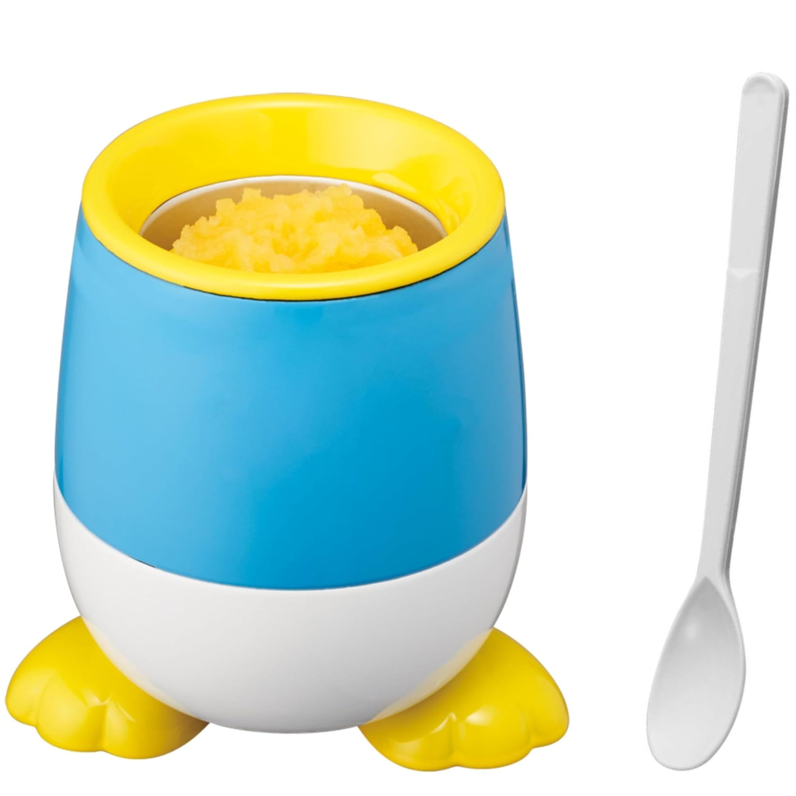 Portable Cup Jar Slushy Maker Cup Instant Juice Chiller (Cute Penguin Design)