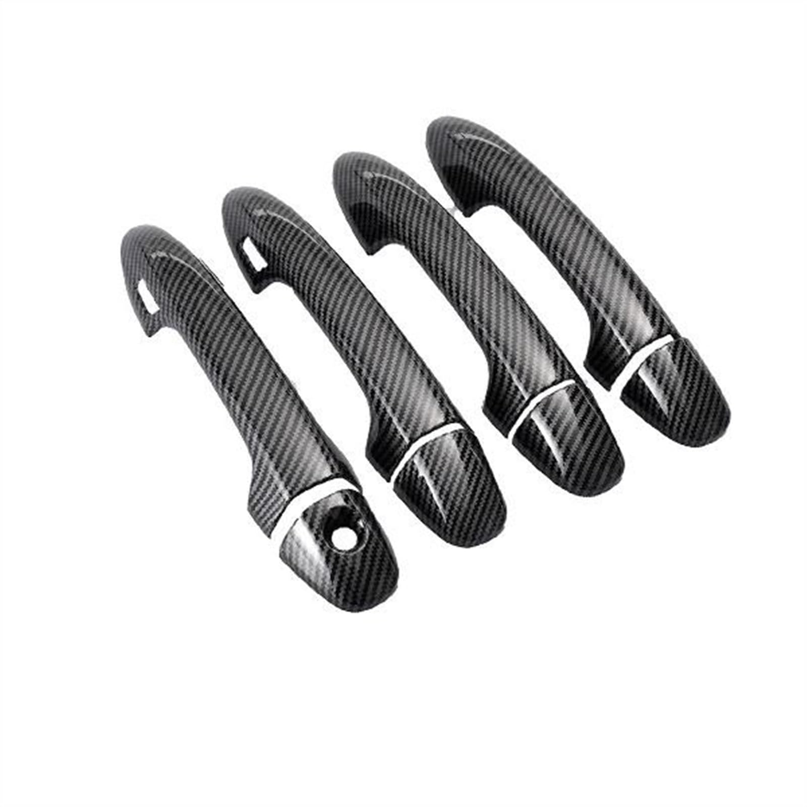 Kjhopy 2 Buttons Car Exterior Door Handles Handle Cover For Toyota Rav4 Rav 4 Mk2 Ii Xa40 2013~2018 Decorative Sticker Exterior Door Handle(2 Buttons)