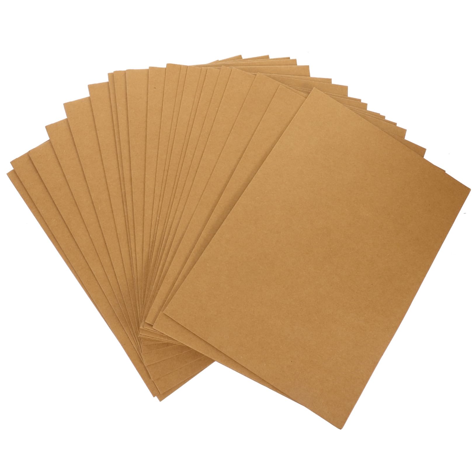 Dokumentenmappe aus Kraftpapier A4, 20 Stück, zum Beschriften | Kraftpapier Mappe Offen, Papiermappen für Dokumente, Kraft Präsentationsmappe für Büro und Proposals