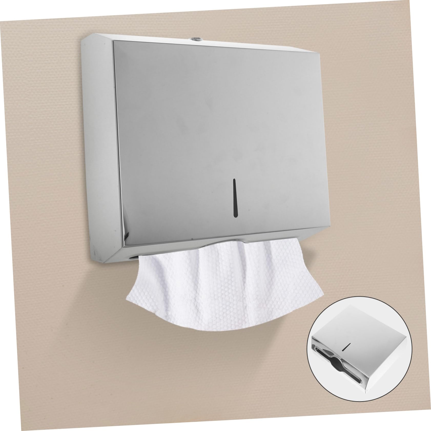 GLEAVI Dispenser De Toallas De Inoxidable para Pared Soporte Higiénico para Baños Públicos y Hospitales Diseño Elegante y Práctico Instalación y Reemplazo