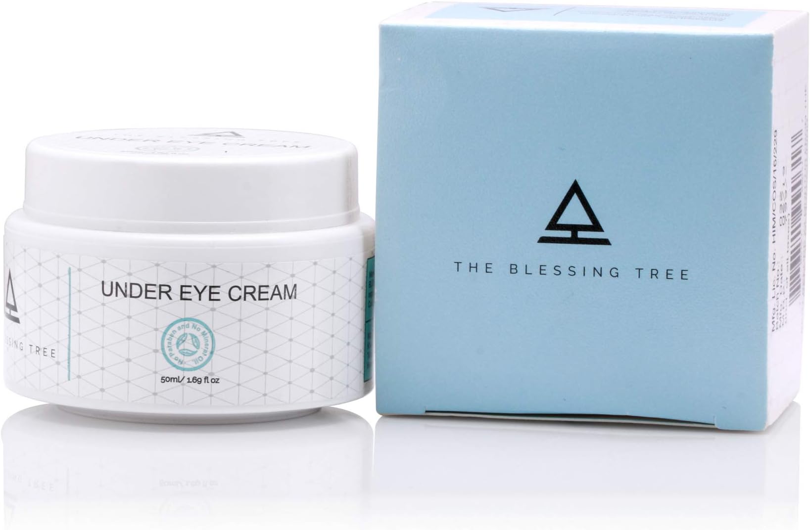 No paraben, no mineral oil Under Eye Cream for Dark Circles, Puffiness, Fine Lines (50ml)
