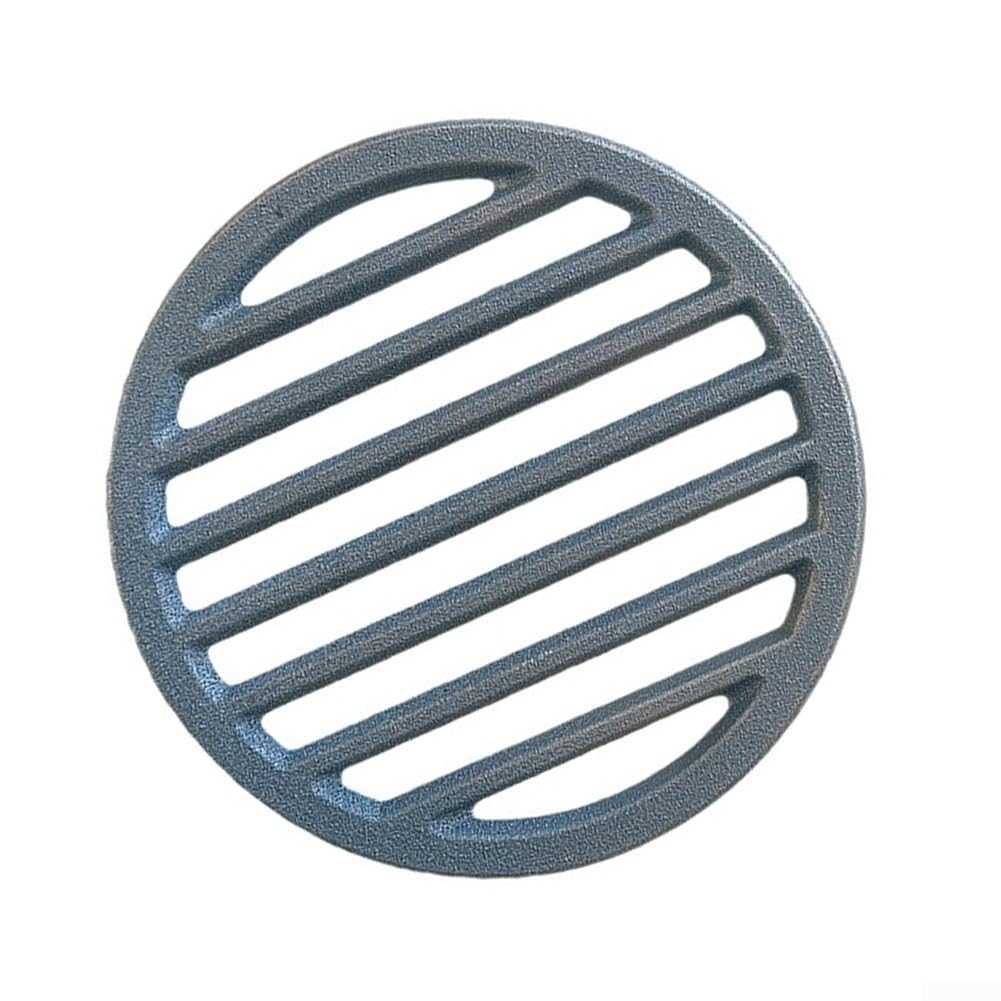 Griglia per camino, rotonda, in ghisa, di ricambio, modellata, griglia per forno a ponte, resistente alle alte temperature, per stufa a legna da ardere (28 cm)