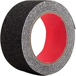 Fita Antiderrapante Adesiva Preta, 5 Metros, para Pisos e Escadas