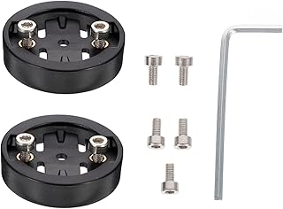 UKCOCO 2 Pçs Adaptador De Bicicleta Suporte Para PC Bicicletas Ergométricas Plástico Interface De Computador De Bicicleta De Ferro Preto Acessórios De Computador De Bicicleta De Estrada