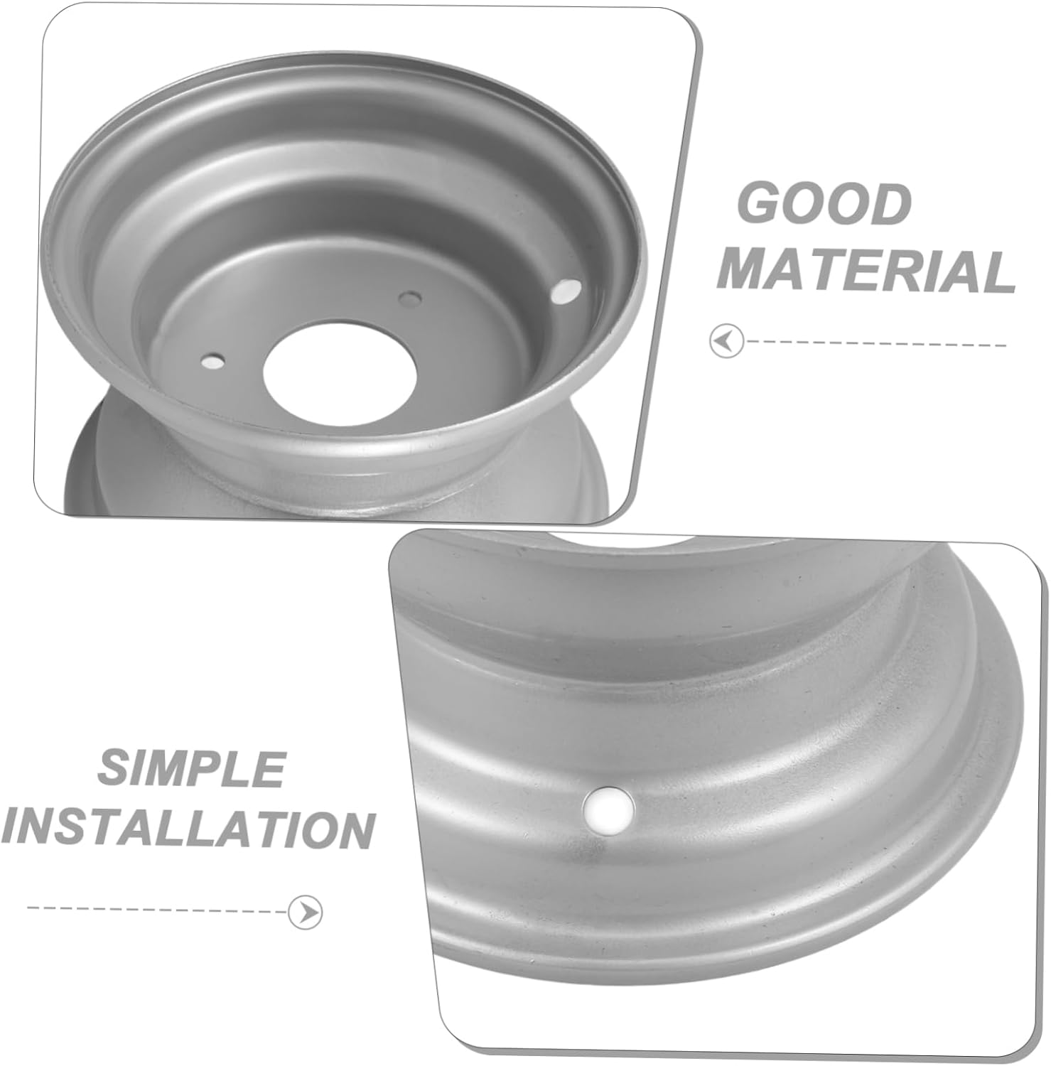 Unomor 3holes Atv Wheel Rim Three Hub for Models Easy Installation Construction for Off-road Use and Go-kart Parts