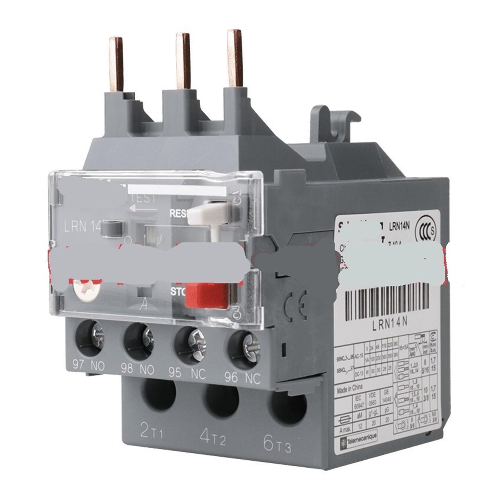 Relais thermique LRN14 pour éviter la surchauffe des moteurs électriques