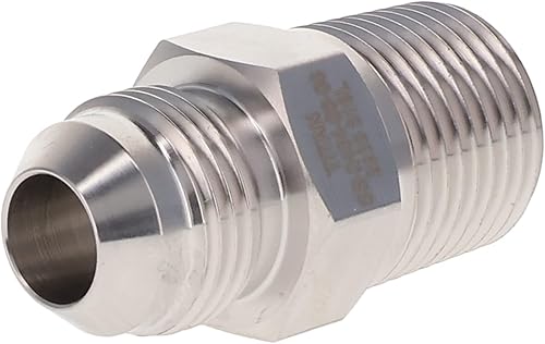 Miniatura 2 de TITAN FITTINGS SS-2404-16-16 | 1" 37° JIC (rosca 1 5/16"-12) x 1" Tubo Macho - Acero Inoxidable Paquete de 1,Paquete de 5,Paquete de 10