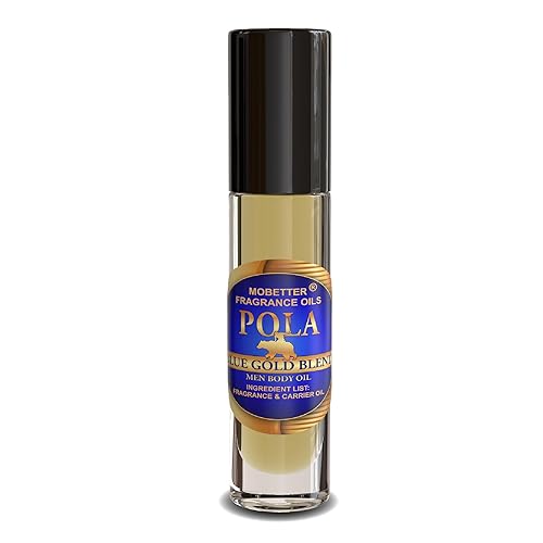 Miniatura 76 de MOBETTER FRAGRANCE OILS Aceite corporal Pola Blue Colonia para hombre (0.3 fl oz Roll On)