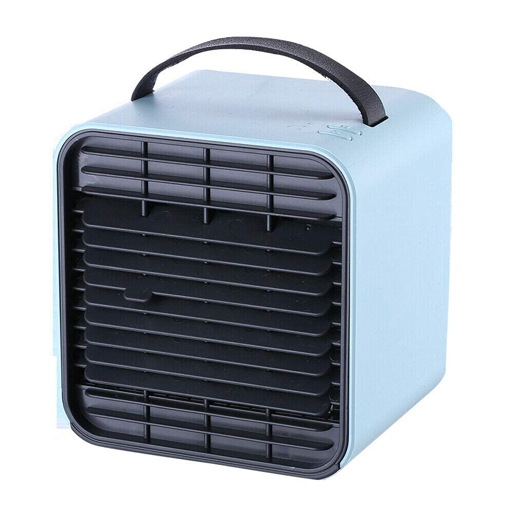 GHHVFEC Air Cooler Evaporative Portable Air Conditioner Cooler Fan, Personal Humidifier, Purifier 3 in 1 Evaporative Cooler, USB Rechargeable Mini Cooling Desktop Fan